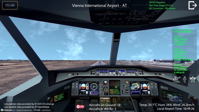 Airport Live Traffic Viewer - Vienna International Airport (AUT) смотреть онлайн