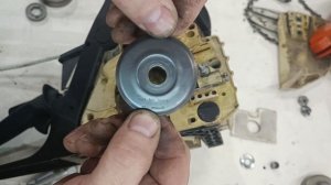 Замена сцепления бензопилы штиль MS 180