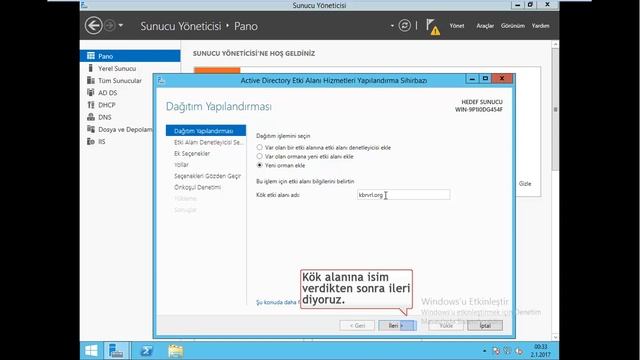 Windows Server 2012′de Active Directory Kurulumu-Altınoluk MYO смотреть онлайн
