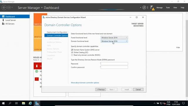 INSTALAR ACTIVE DIRECTORY _ AD DS _ WINDOWS SERVER 2019 смотреть онлайн
