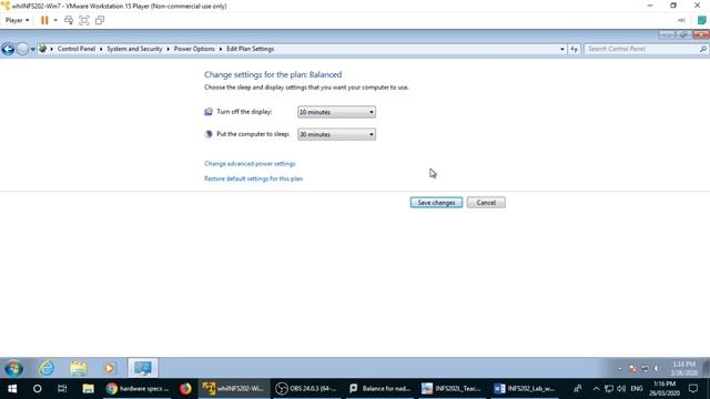 INFS202-Lab--Control Panel windows 7 - part1 смотреть онлайн