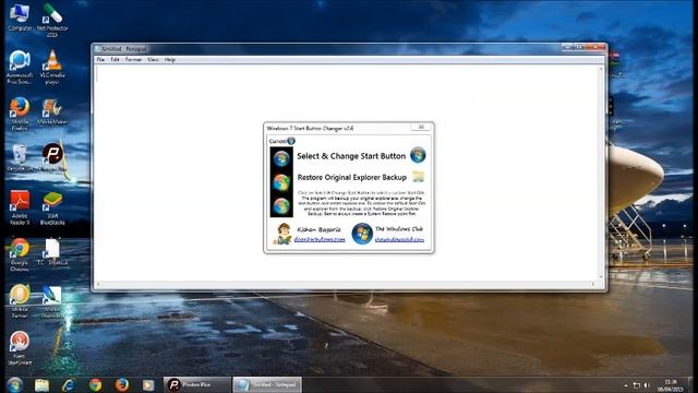 how to change windows 7 start button or orb in 5 minutes смотреть онлайн