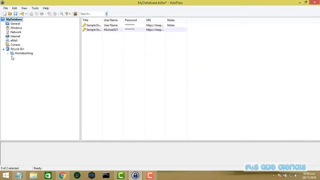 Administrar cuentas (correos, redes sociales, etc) y contraseñas con KeePass смотреть онлайн