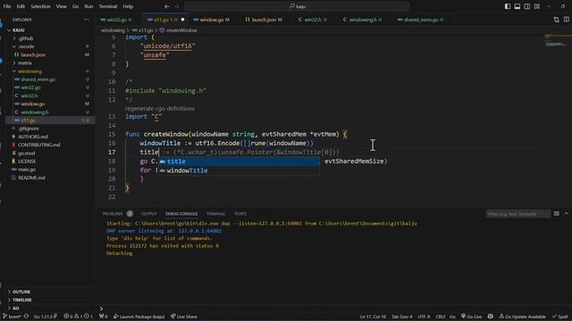 Kaiju Engine (issue #17) - Create code for showing an X11 window on Linux смотреть онлайн