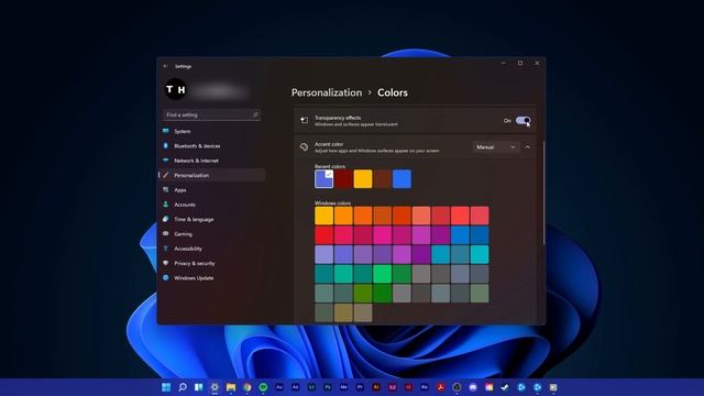 Windows 11 - How To Change Taskbar Color смотреть онлайн