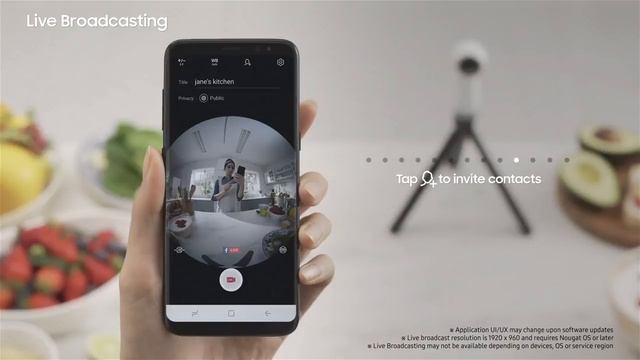 Samsung Gear 360 Tutorial Live Broadcasting смотреть онлайн