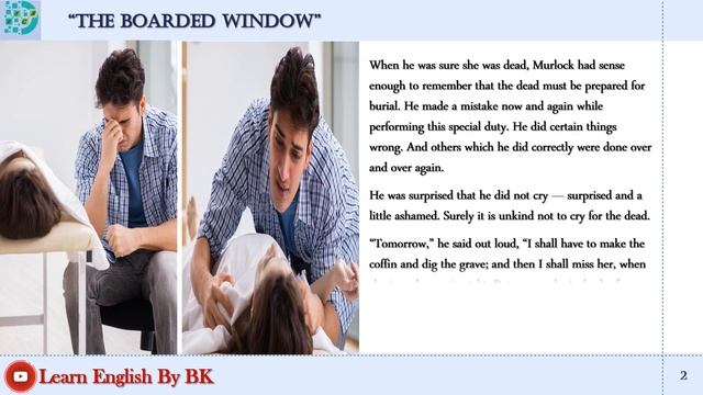 The Boarded Window English Story || Stories For Learners Of English_listening Reading practice смотреть онлайн