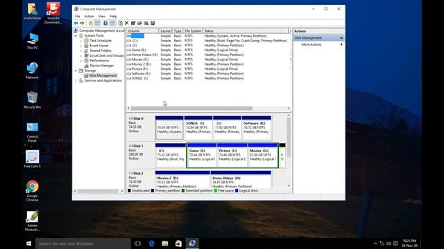 How to Show Hide Partition In Window 7/8/10 Pashto Tutorial 2020 смотреть онлайн