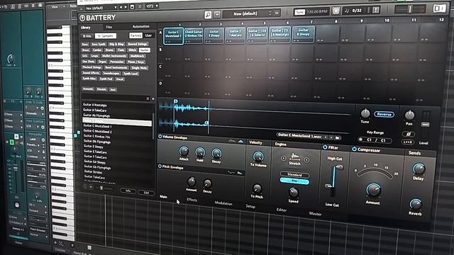 Tutorial How To Make A Guitar Kit In Battery 4 by Native Instruments смотреть онлайн