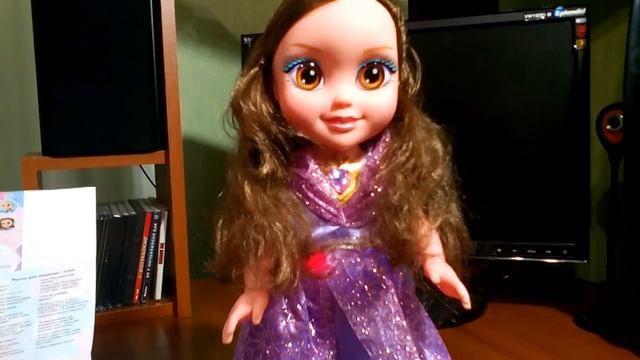 ОЛЯ. Интерактивная кукла.Понимает 15 фраз.Диктофон. смотреть онлайн