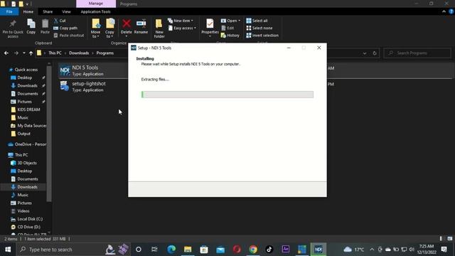 INSTALLING NDI 5 5 TOOLS