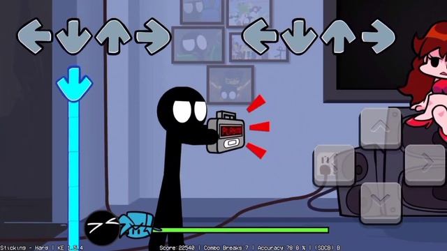 Friday night funkin || Gameplay Vs Stickman Mod || Android [FMF Mod] + Link download смотреть онлайн