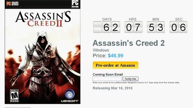 Assassin's Creed 2 Windows Countdown смотреть онлайн