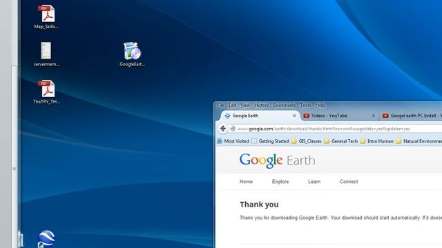 Googel Earth PC Install смотреть онлайн