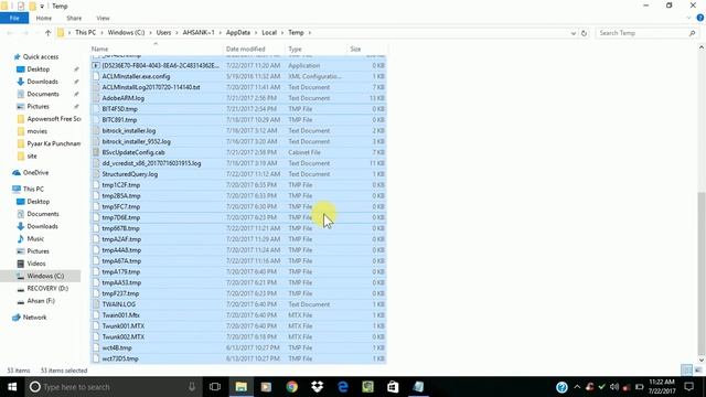 How to Delete temporary files folder in windows 7/8/10 (टेम्पररी फ़ाइल को डिलीट कैसे करते ह ) смотреть онлайн