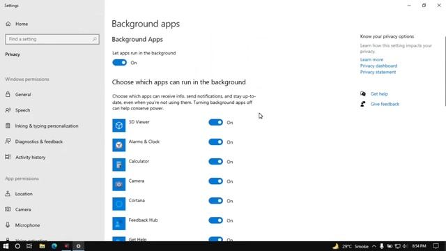 How to disable background apps on windows 10 - Windows background apps On & Off - 2022 смотреть онлайн