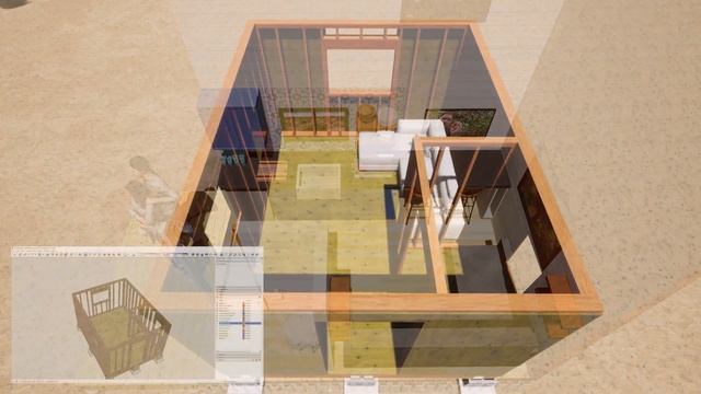 Tiny House Design 3D Model in SketchUp смотреть онлайн
