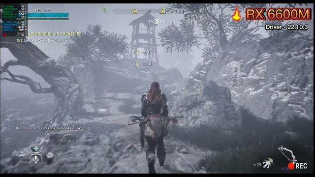 RX 6600M - 2666v3 Horizon Zero Dawn GAME PLAY ! смотреть онлайн