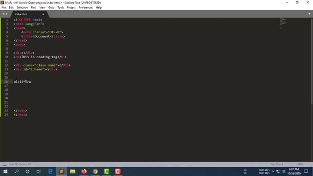 how to use emmet in sublime text for shortcut coding смотреть онлайн