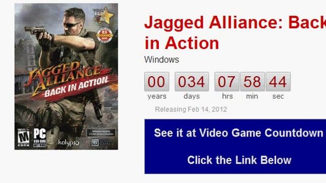 Jagged Alliance Back in Action PC Countdown смотреть онлайн