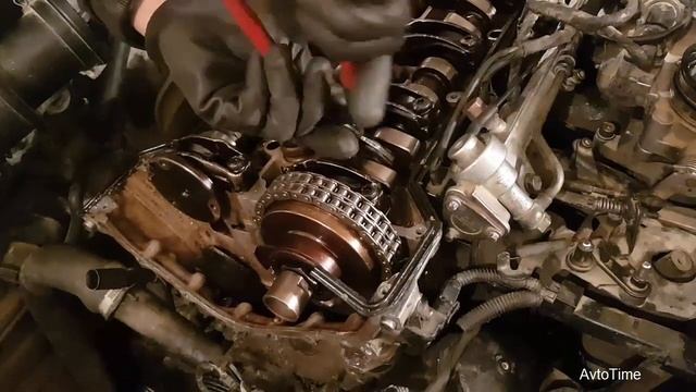 Замена Прокладки Головки Блока Цилиндров М111 - Установка Метки Зажигание