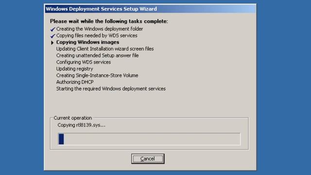 Configuring WDS (Windows Deployment Services) in Windows 2003 Server смотреть онлайн