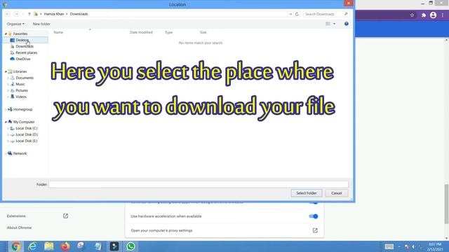 How to Change Google Chrome Download Location in Windows/pc 10/8.1/7 смотреть онлайн