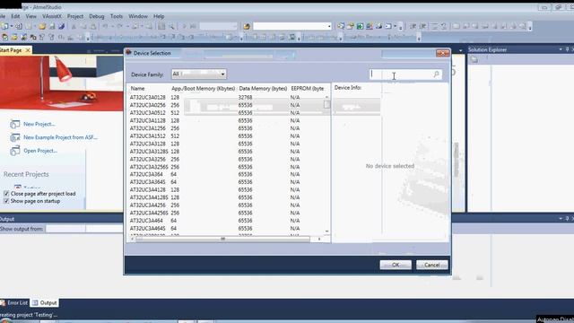 Tuto1. Creating a new project in ATmelStudio смотреть онлайн
