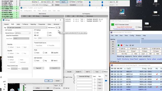 WSJT-X N1MM Logger for Digital Contesting - WW Digi DX Contest смотреть онлайн