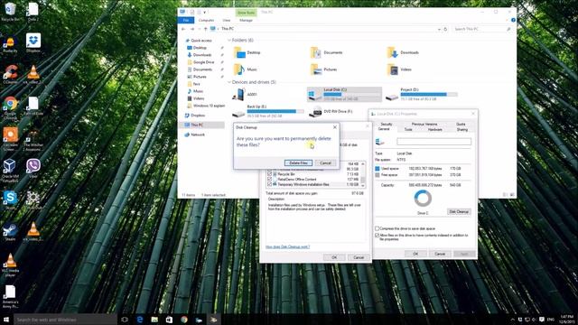 How to recover hard disk space after upgrading or installing Windows 10 смотреть онлайн