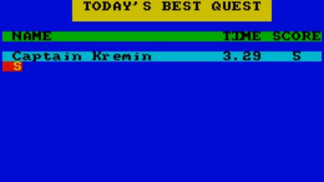 Quiz Quest (ZX Spectrum) смотреть онлайн