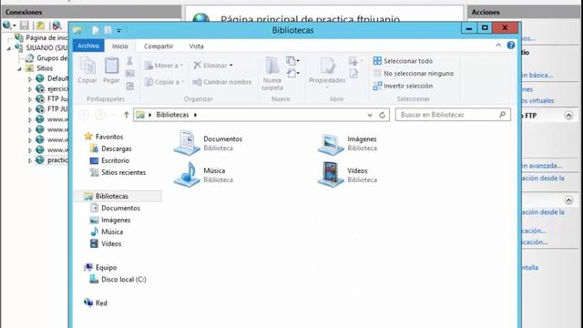 Configuración de FTP en Windows 2012 Server смотреть онлайн