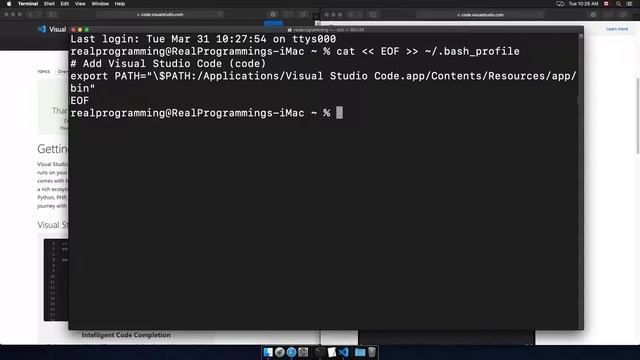 Install Visual Studio Code on Mac смотреть онлайн
