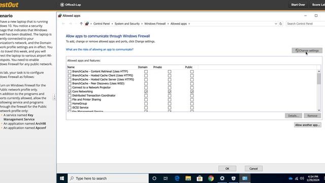4.2.7 Configure Microsoft Defender Firewall : TestOut смотреть онлайн