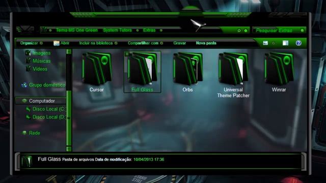 Um Dos Melhores Temas Para Windows 7, Theme Ms Green + Extras! смотреть онлайн