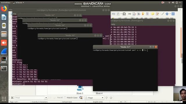 Tutorial Simulasi Mininet & Ryu Controller Beserta Uji Coba Iperf смотреть онлайн