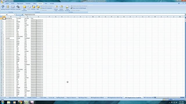 VBS Spreadsheet - Maintenance - Overview and Mail Merge смотреть онлайн