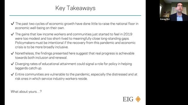 EIG Webinar | Results and Analysis: 2020 Distressed Communities Index смотреть онлайн