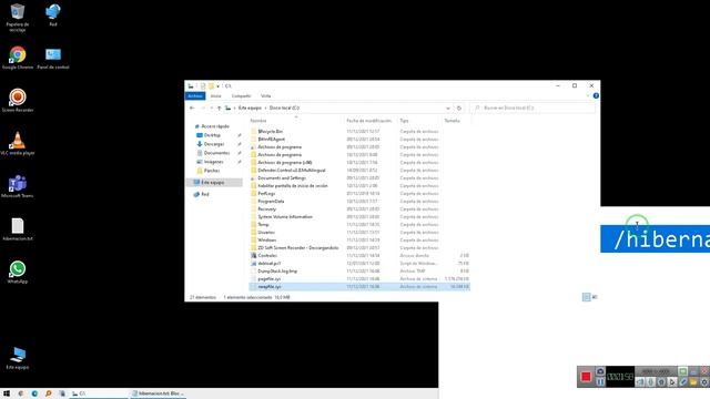 Deshabilitar hibernacion y archivo de paginación смотреть онлайн