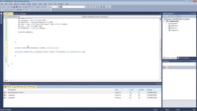 c# tutorial | 7 | how to create dynamic button in c# windows application | dynamic button c# смотреть онлайн
