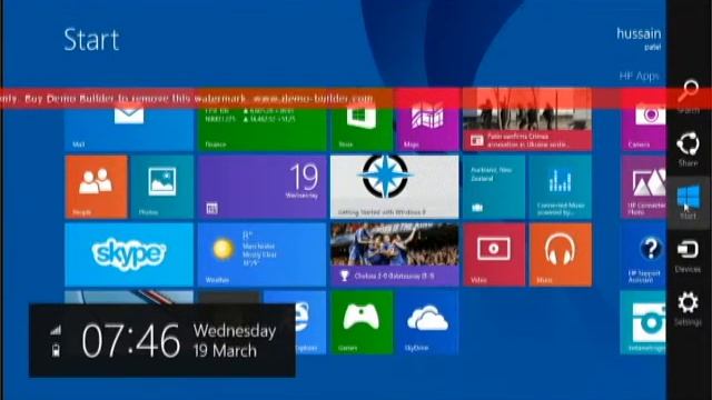 Charm Bar: Windows 8 смотреть онлайн