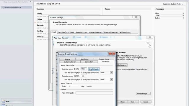 Hotmail Configuration Outlook 2010 Guide смотреть онлайн