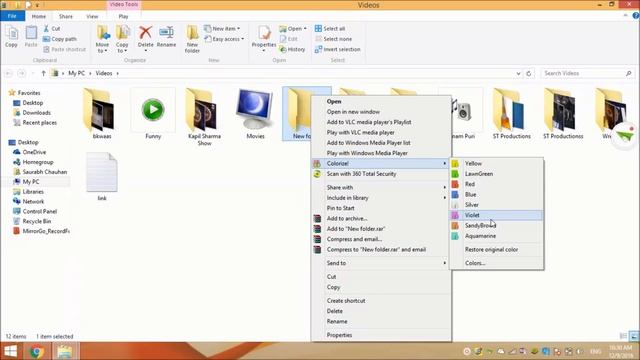 how to change colour of folders in Hindi/Urdu смотреть онлайн