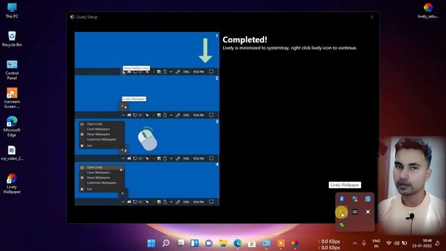 How to Add a Live Wallpaper in Windows 11 || Animated Wallpaper for Windows 11 смотреть онлайн
