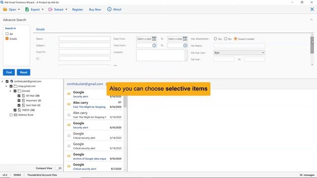 Thunderbird Email Analysis Tool to Search, Filter and Export Thunderbird Files with Headers Details смотреть онлайн