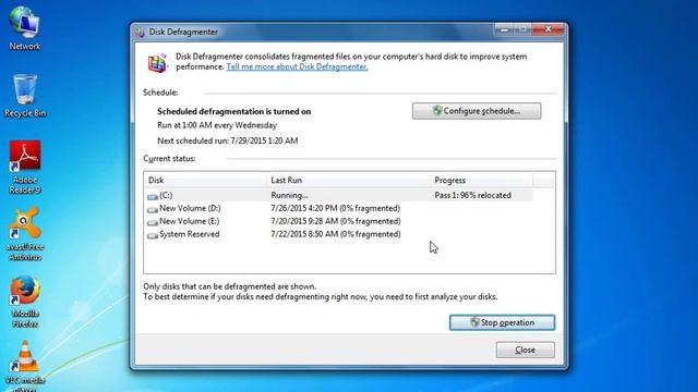 Computer Defragment For good performance. смотреть онлайн