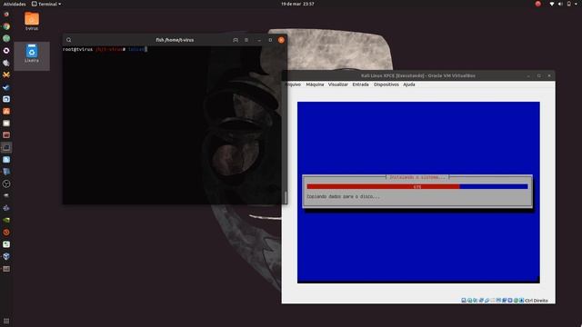 Instalando KALI LINUX XFCE смотреть онлайн