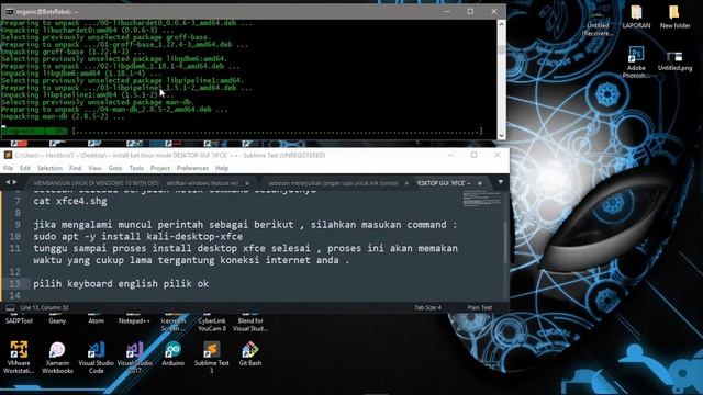 cara instal kali linux di windows 10 with mode GUI & CLI / HOW TO INSTALL( DUALBOOT-FIX-SOLVED) смотреть онлайн