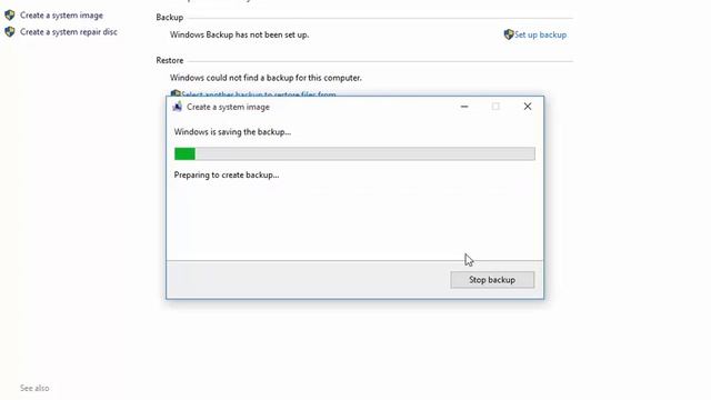 How to create a system image backup in Windows 10 Pc смотреть онлайн