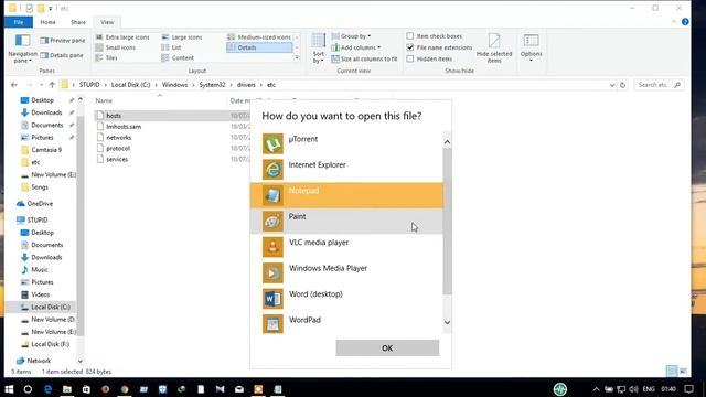 How to edit host file in windows XP/Vista/7/8/8.1/10 смотреть онлайн